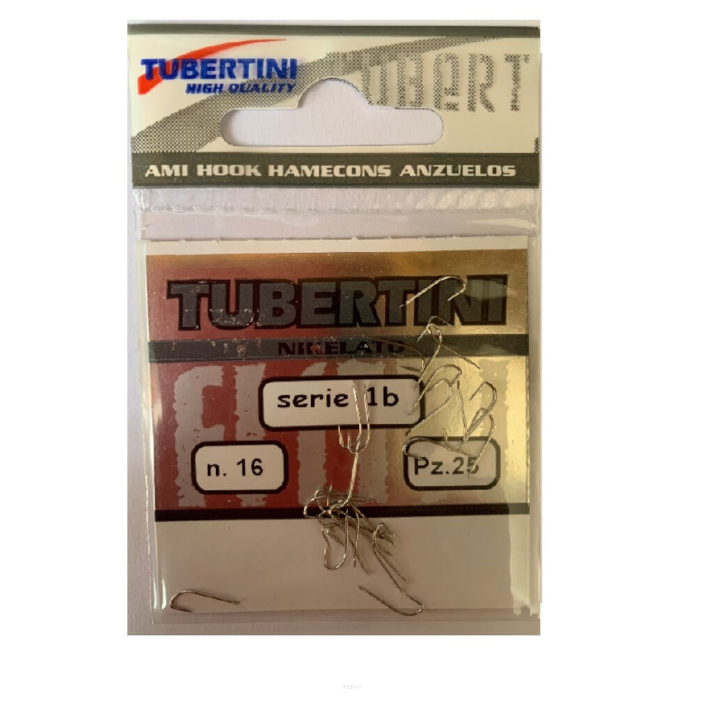 Haczyki Tubertini Serie 1B Nickel Barbed - 19 (25 szt.)