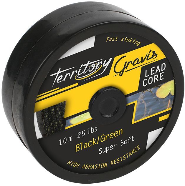Leadcore Mikado Gravis czarno-zielony 45lb/10m
