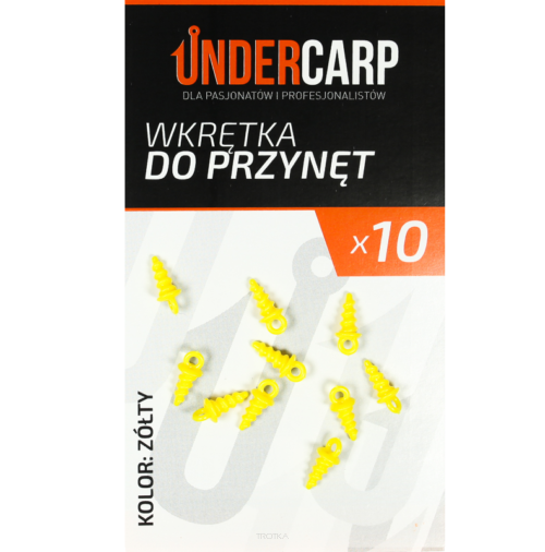 Wkrętka do przynęt Under Carp - żółta