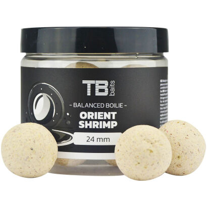 Kulki TB Baits Balanced White Edition + Atractor Orient Shrimp 24mm