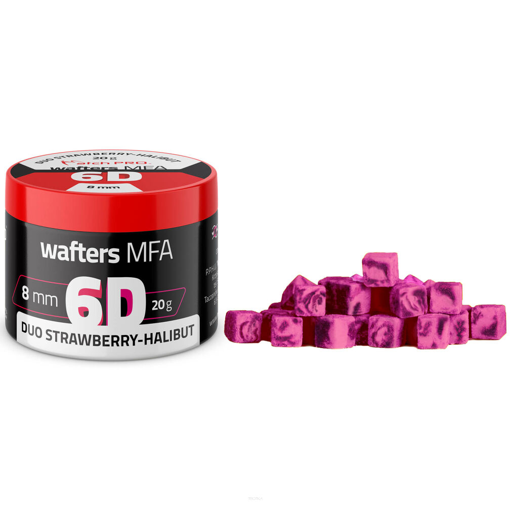 Przynęta MatchPro 6D Wafters Mfa Duo Strawberry Halibut 8x8mm 20g