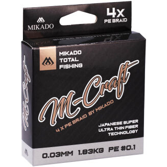 Plecionka Mikado M Craft Braid 0.03mm/1.83kg/150m Steel Gray - 3