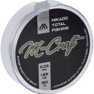 Plecionka Mikado M Craft Braid 0.03mm/1.83kg/150m Steel Gray - 4