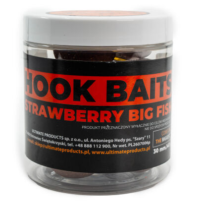 Kulki Haczykowe Utimate Products Strawberry Big Fish 30mm