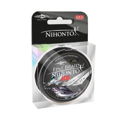 Plecionka Mikado Fine Braid Czarna - 15m/0,18mm