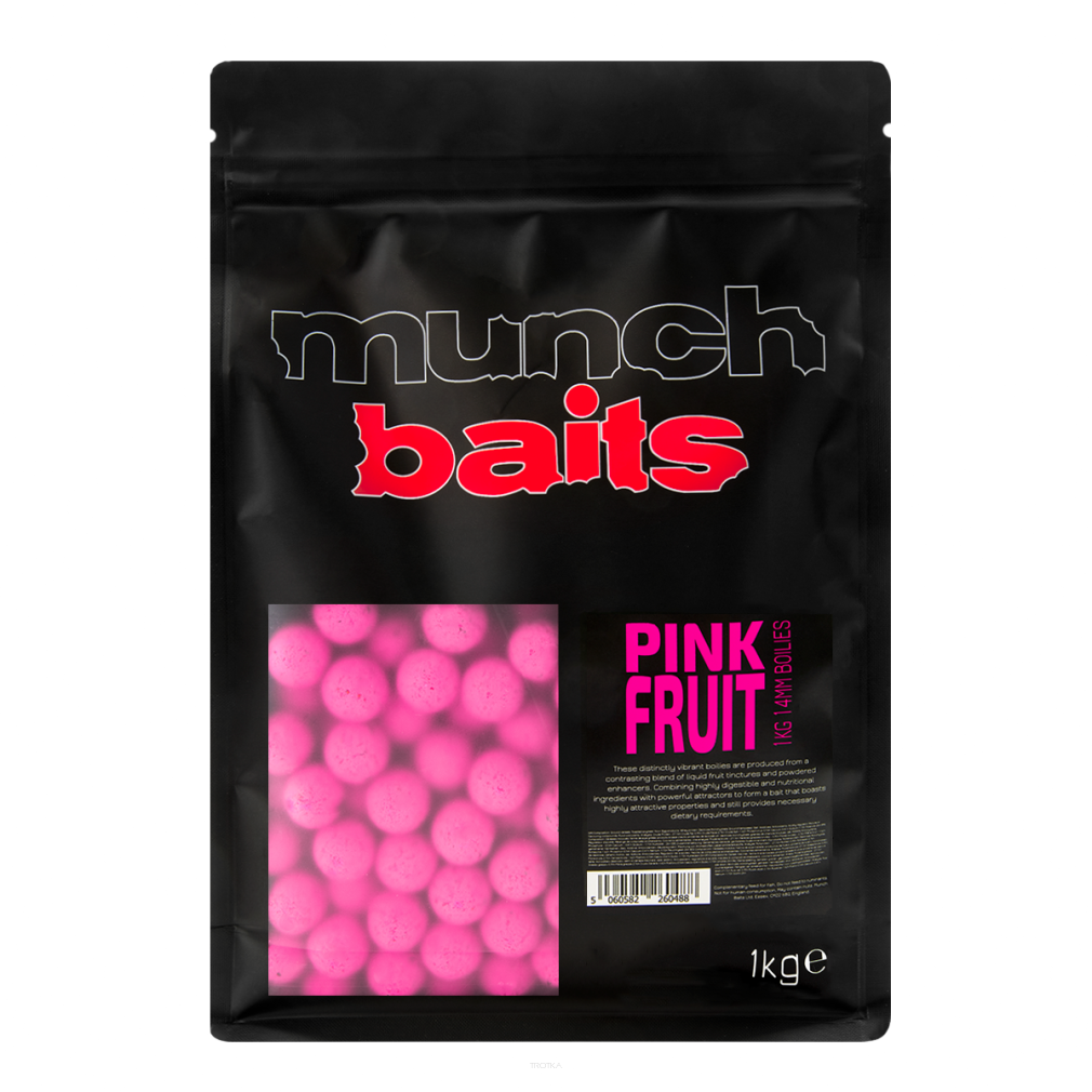 Kulki zanętowe Munch Baits - Pink Fruit 1kg - 14mm