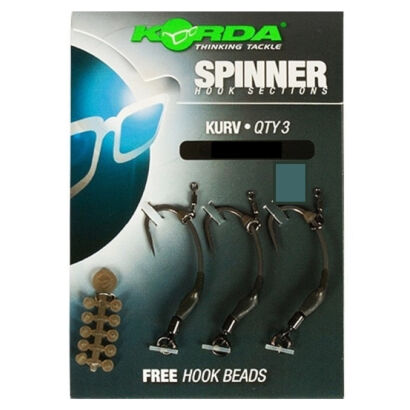 Haczyki Korda Spinner Hook Sections Kurv 6 Barbless