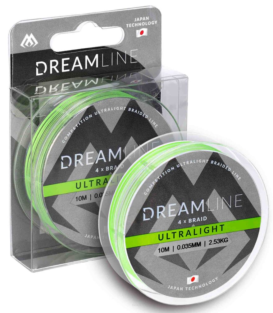 Plecionka Mikado Dreamline Ultra Light 150m/0,058 - fluo zielona