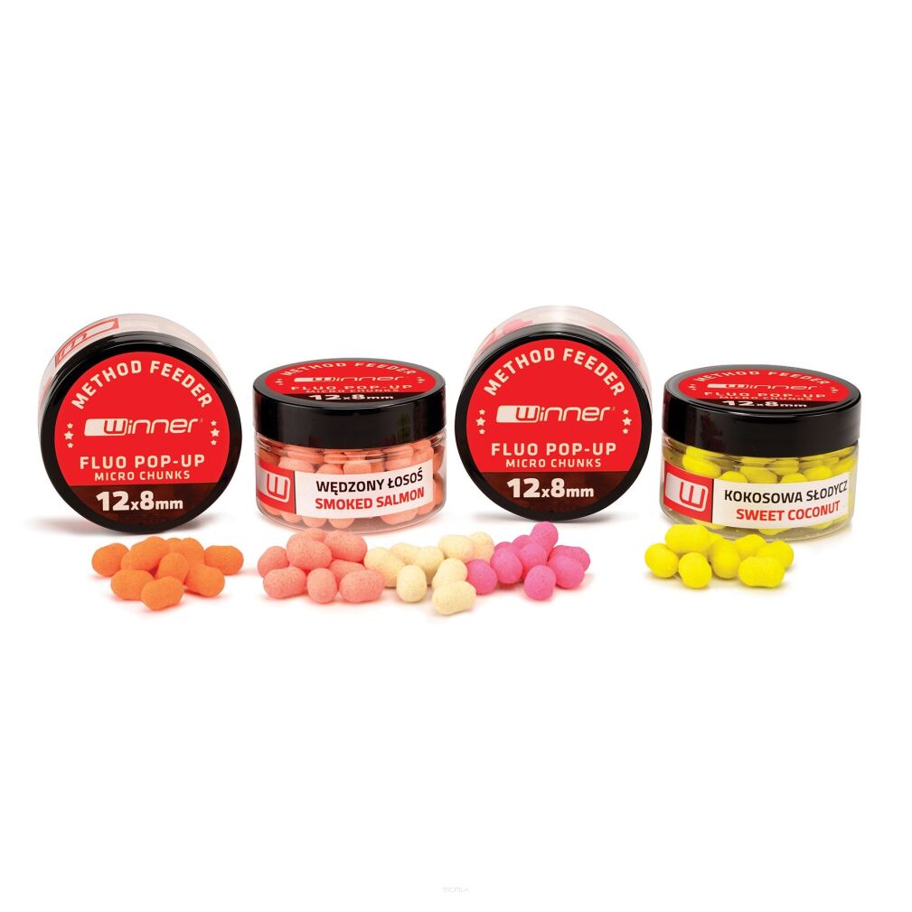 Winner Method/Feeder Fluo Pop-Up Micro Chunks 20g Śmierdzące Masło
