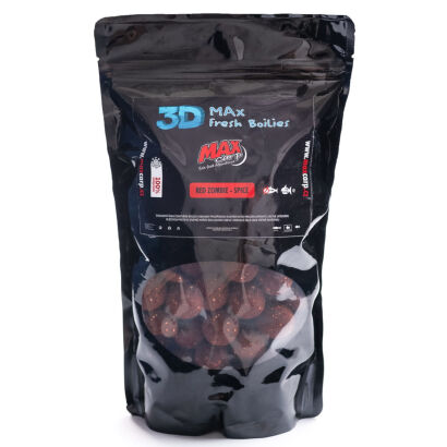 Kulki Zanętowe Max Carp 3D Red Zombie-Spice 20mm 1kg