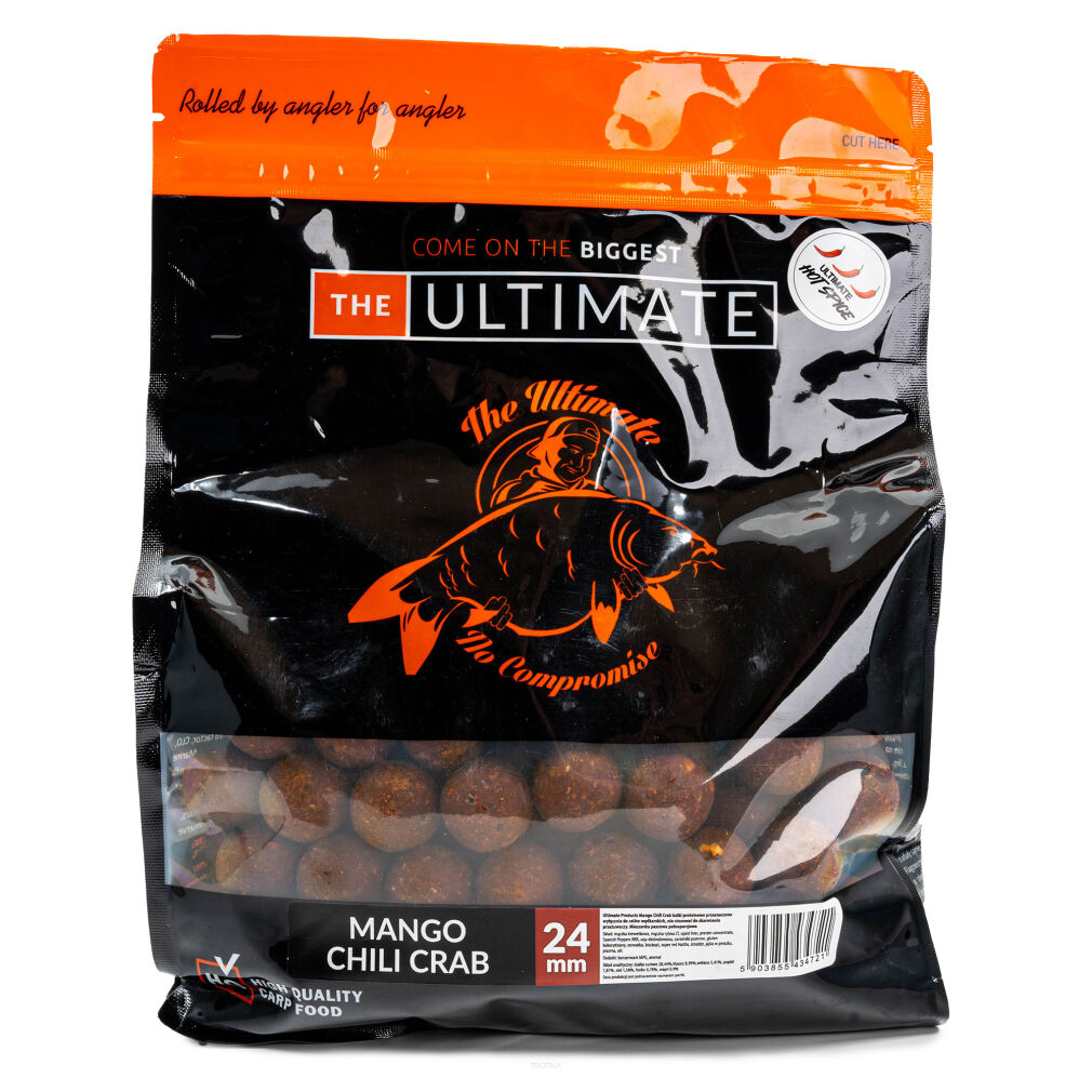 Kulki Zanętowe Ultimate Products Mango Chili Crab 24mm 1kg