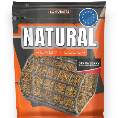 Zanęta Sonubaits Natural Ready Feeder Strawberry 750g