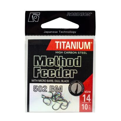 Haczyki do metody Robinson Titanium - Method Feeder 502BM #10