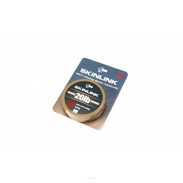 Materiał przyponowy Nash Skinlink - Stiff 20lb / Gravel