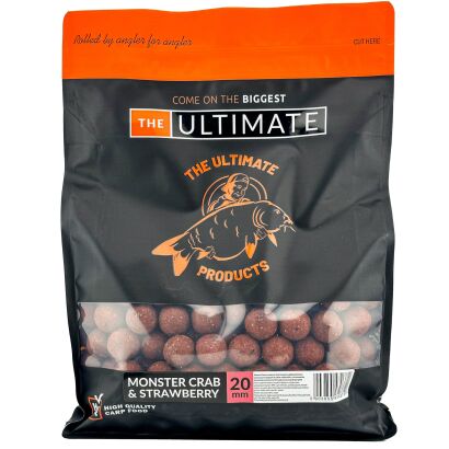Kulki Zanętowe Ultimate Products Monster Crab & Strawberry 30mm 1kg