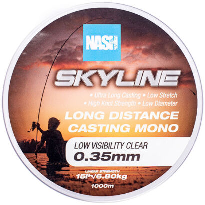 Żyłka Nash Skyline Mono Low Visibility Clear 10lb/0.28mm 1000m