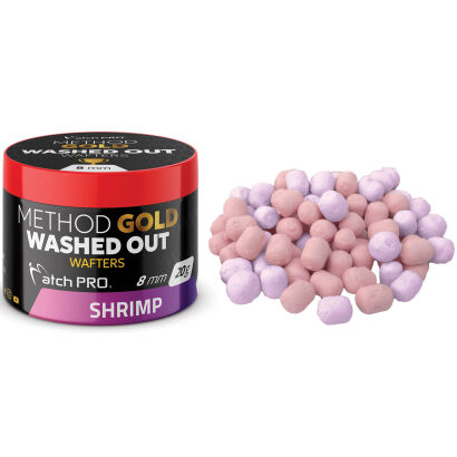 Kulki MatchPro Method Gold Wafters Washed Out Shrimp 8mm 20g