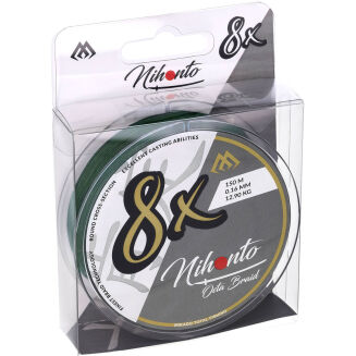 Plecionka Mikado Nihonto Octa Braid - 0.08mm/5.15kg/300m - Zielona - 3