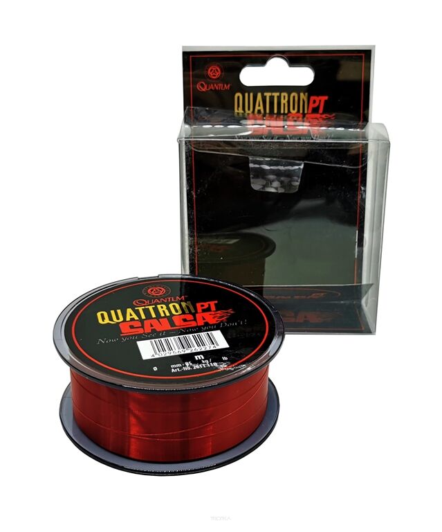 Quantum Żyłka Quattron PT Salsa 0,20mm 3.5kg 275m Czerwona