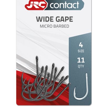 Haczyki JRC Contact Wide Gape Carp Hooks 4 (11szt.)