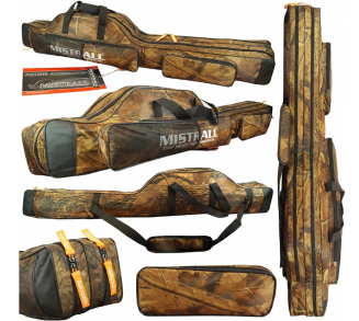 Pokrowiec Na Wędki Mistrall Trzykomorowy 140cm - 3