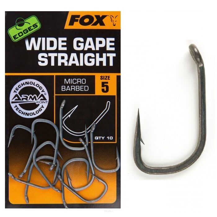  Haczyki FOX Arma Point Wide Gape Straight - roz. 7 CHK178