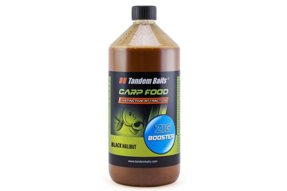 Booster Karpiowy Tandem Baits Carp Food Zig Rig - Czarny Halibut