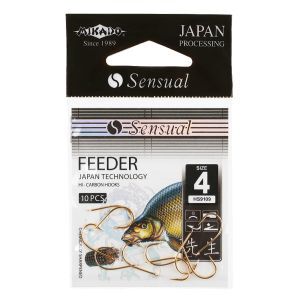 Haczyki Mikado Sensual - Feeder roz. 4 G 