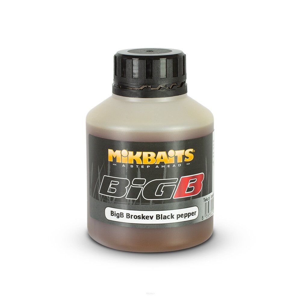 Booster MikBaits BiG booster 250ml - BigB Brzoskwinia-Czarny Pieprz