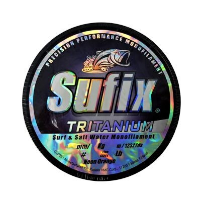 Sufix Tritanium 0.40mm 11kg 860m Neon Orange żyłka