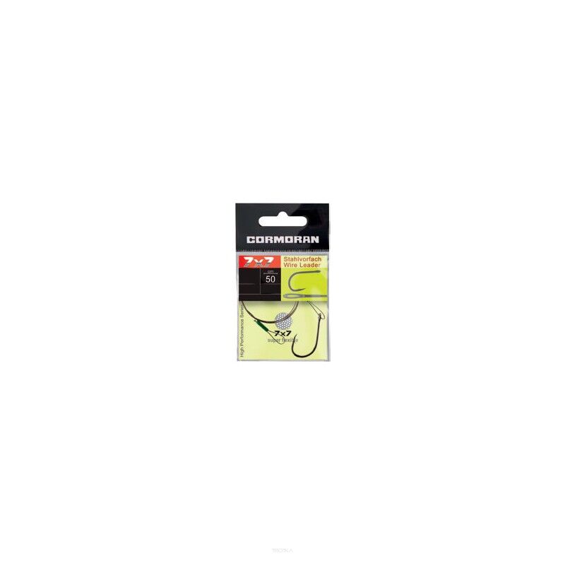 Przypon Stalowy Cormoran 7x7m z Hakiem 13kg/50cm