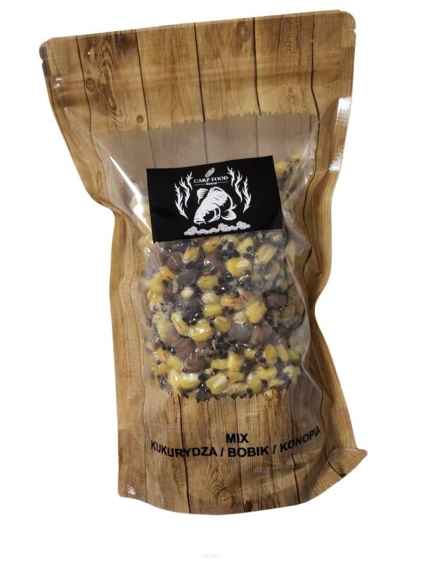 Mix Ziaren Carp Food 1kg Kukurydza-Konopia-Bobik Naturalny