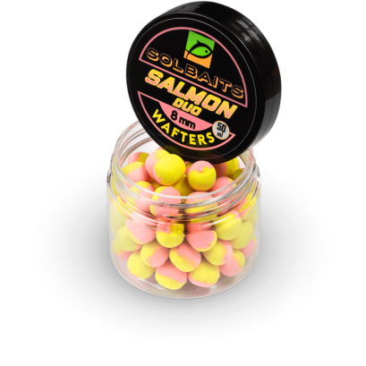 Dumbells Solbaits Duo Washout Salmon 8mm - Yellow&Pink