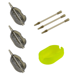 3x Podajnik Method Feeder Solid 60g z foremką