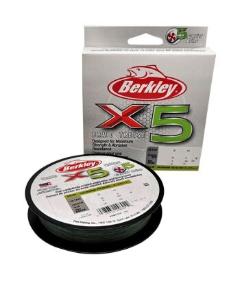 Berkley Plecionka x5 0.25mm 18.1kg 150m Low-Vis Green