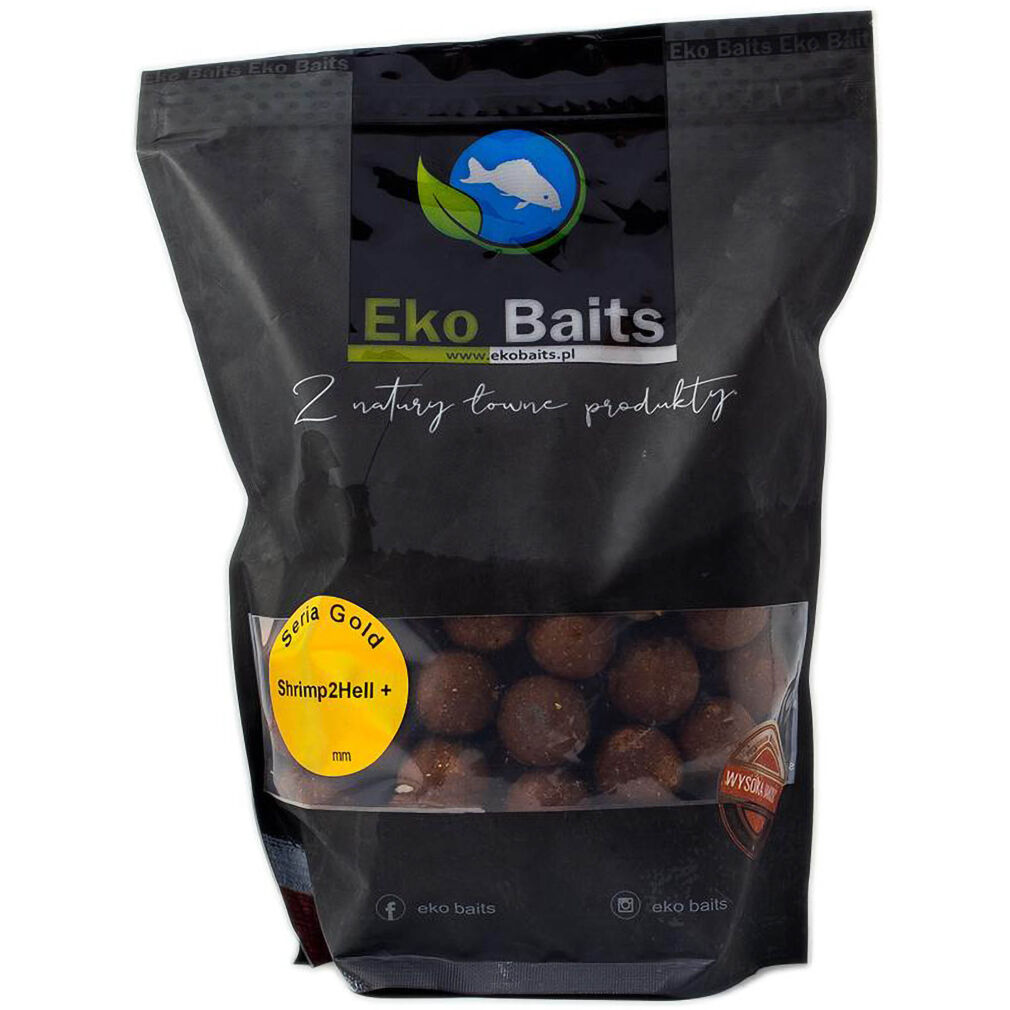 Kulki Zanętowe Eko Baits Gold Shrimp2Hell 24mm 900g