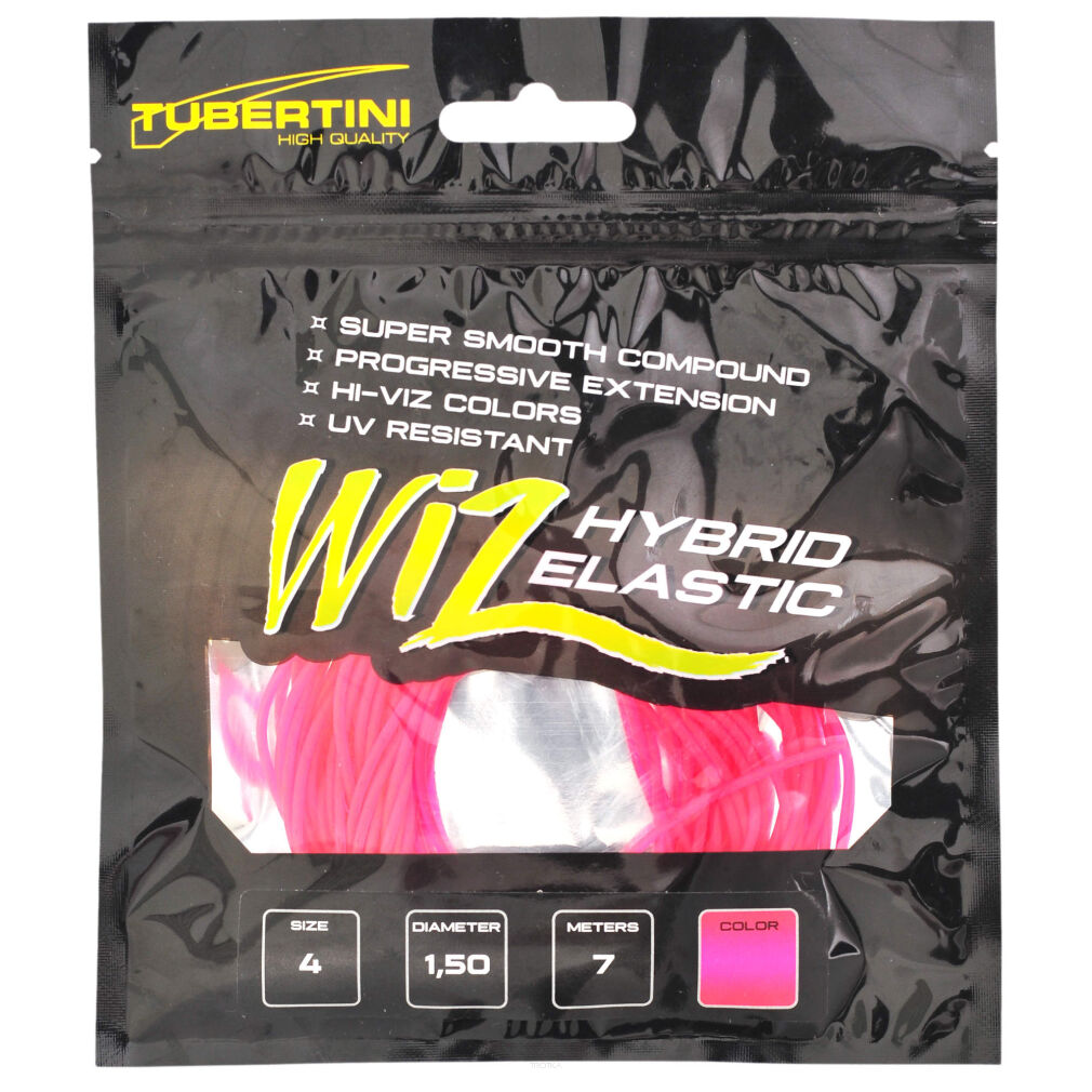Guma Do Tyczki Tubertini Wiz Hybrid Elastic 2,70mm Fluo Różowa 7m
