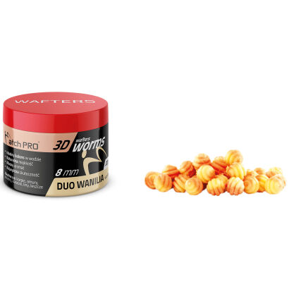 Wafters MatchPro 3D Worms Duo Vanille 8mm 20g