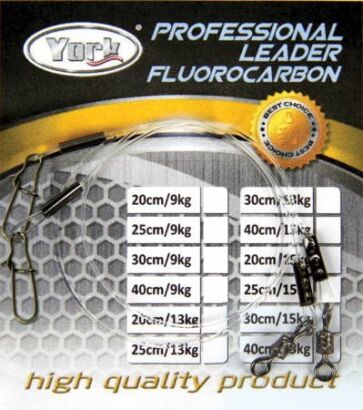 Przypon Professional fluorocarbon 9kg 20cm 2szt