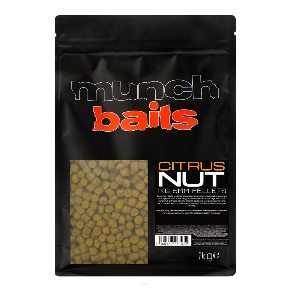 Pellet zanętowy Munch Baits 6mm - Citrus Nut 1kg