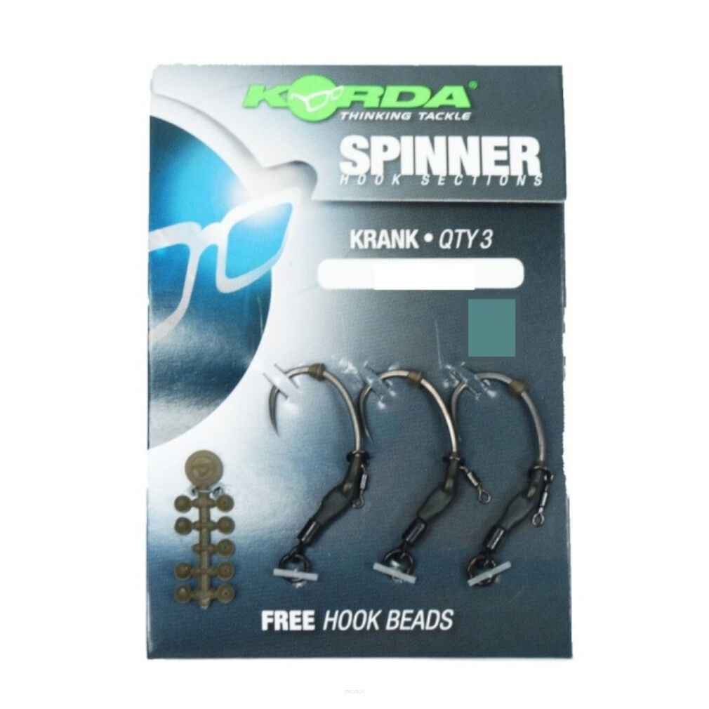 Haczyki Korda Spinner Hook Sections Krank 6 Barbless