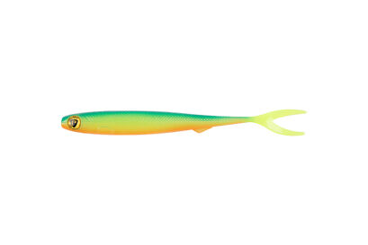 Fox Rage Slick Finesse 16cm UV Blue Back Chartreuse