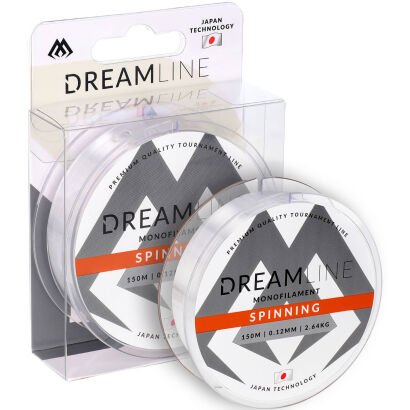 Żyłka Mikado Dreamline Spinning 0.20mm/4.93kg/150m Transparentna
