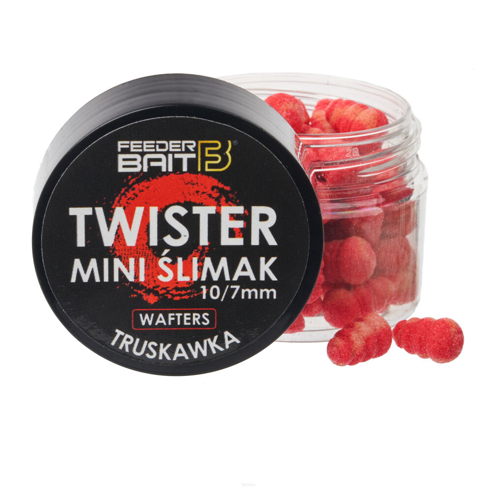 Przynęty do metody Feeder Bait Wafters Mini Ślimak - Truskawka