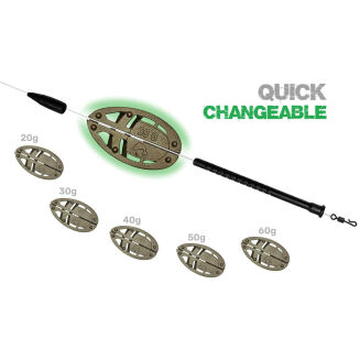 Koszyczki Zfish Method Feeder Set Zfx 30,40g + Foremka - 3