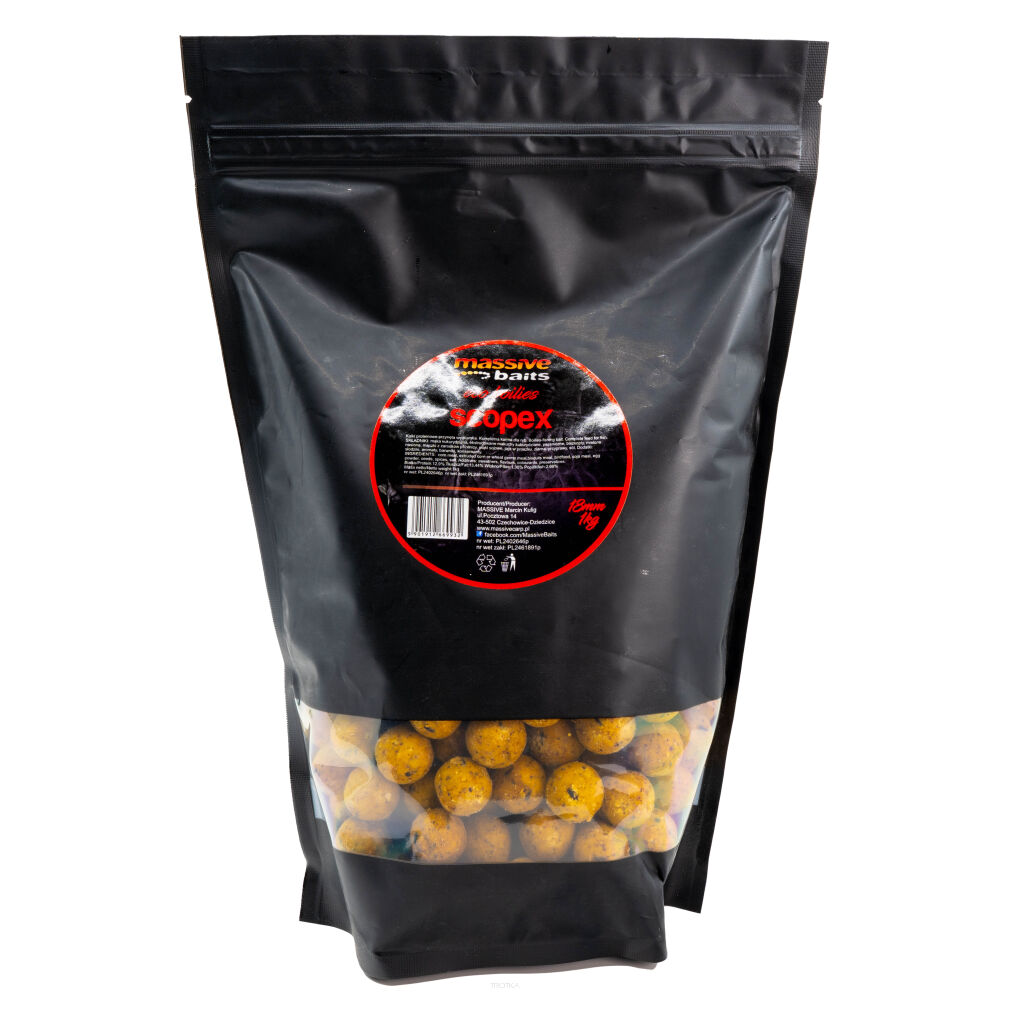 Kulki Massive Baits Eco Boilies Scopex 18mm 1kg