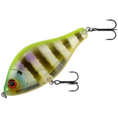Wobler Mikado Mft Jerk 7cm / Chartreuse Bluegill Suspending