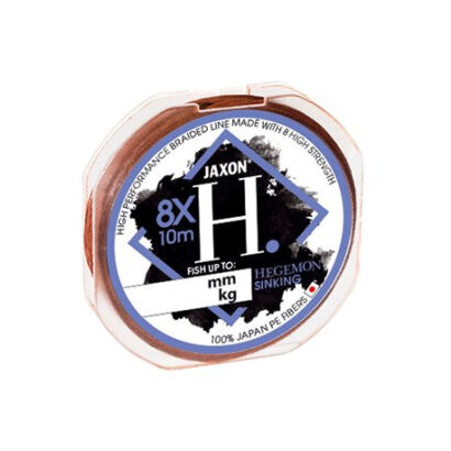 Jaxon Hegemon Sinking 8x 0,18mm 10m 5kg plecionka