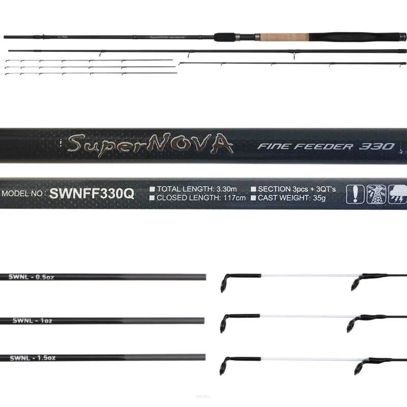 Wędka Maros Serie Walter Supernova Fine feeder 3,3m/35g