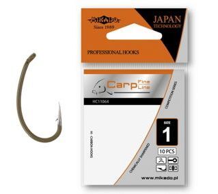 Haczyki Mikado Carp Fine Line - HC11064 - roz. 4 BN